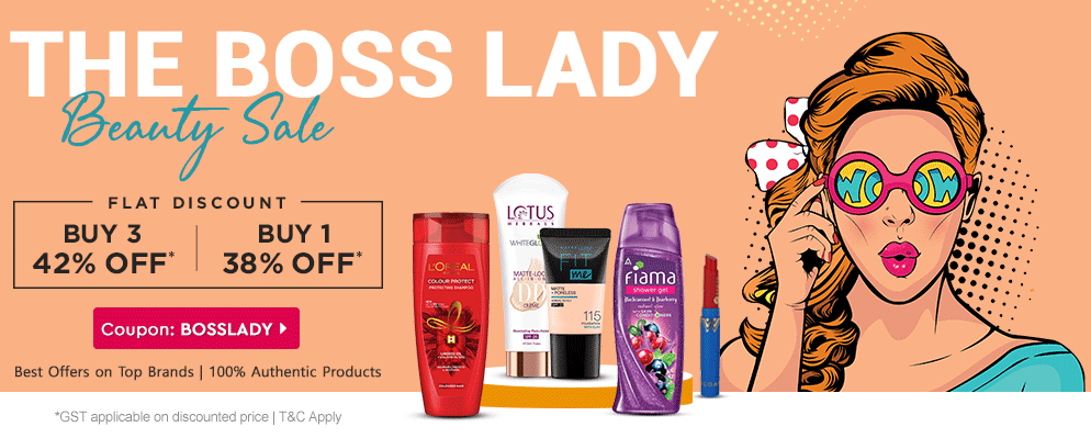 firstcry.com - The Boss Lady Beauty Sale – Get Flat 42% Off