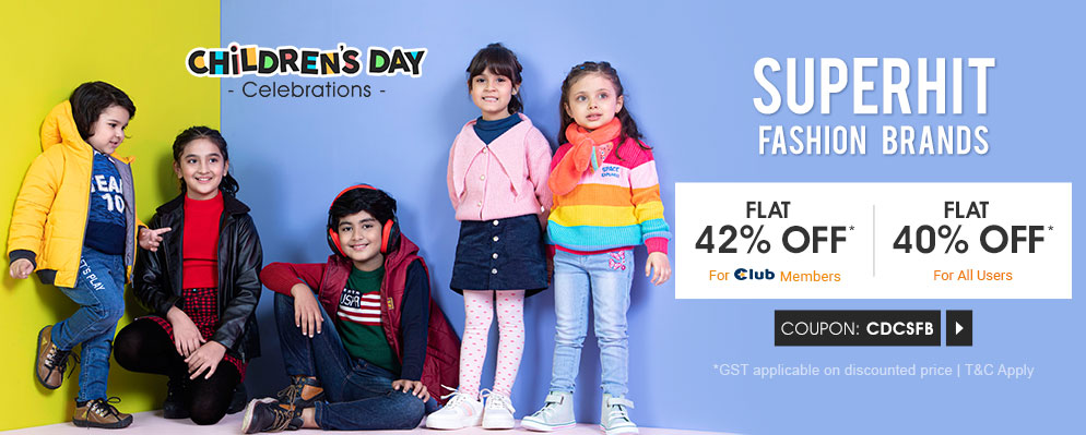 firstcry.com - Get Flat 42% discount on Select Fashion Brands