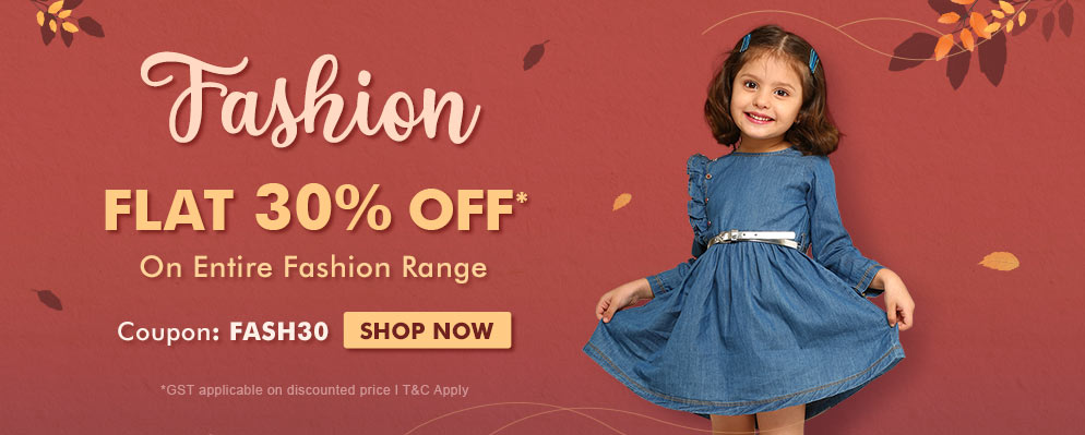 firstcry.com - Get 30% OFF on Entire Fashion Range