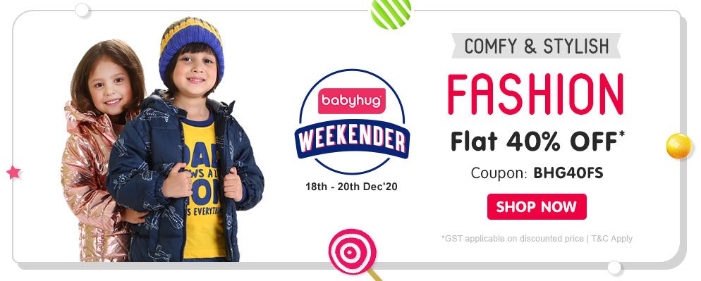 firstcry.com - Get 40% Off on BabyHug Fashion