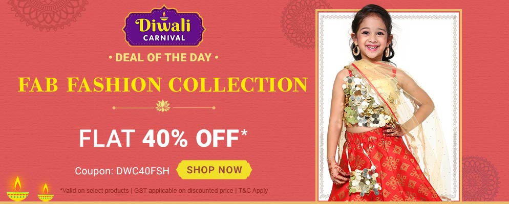 firstcry.com - 40% discount on Kids Fashion