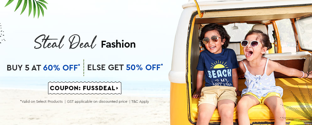 firstcry.com - Buy 5 Get 60% discount