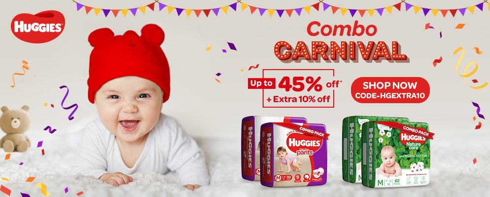 firstcry.com - Avail Extra 10% off on Selected Huggies Range