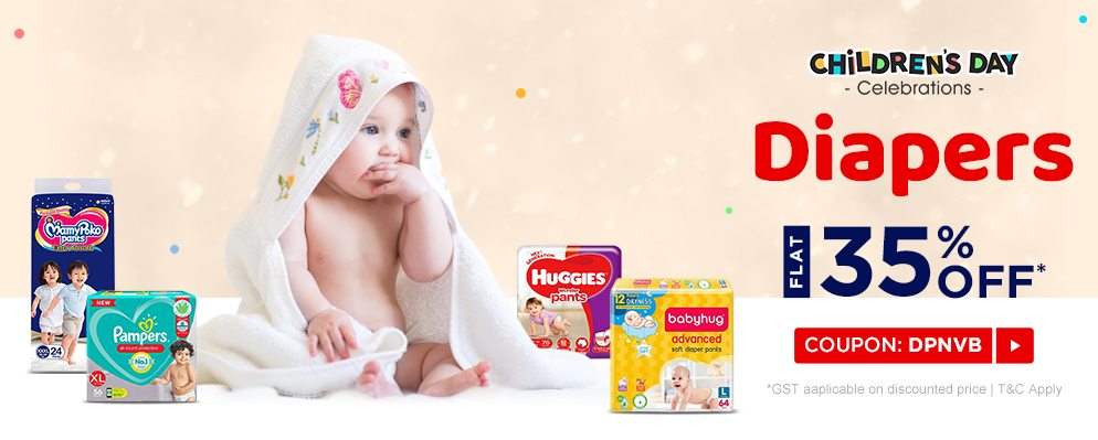 firstcry.com - Get Flat 35% Discount on Diapers