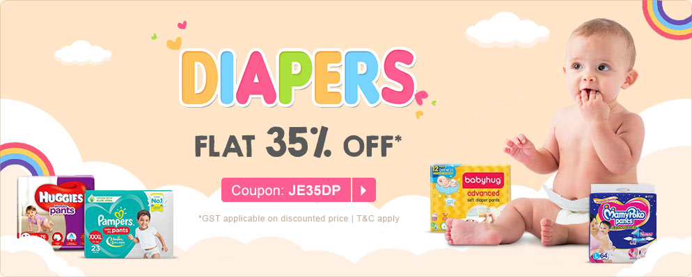 firstcry.com - Get Flat 35% Off on Diapers
