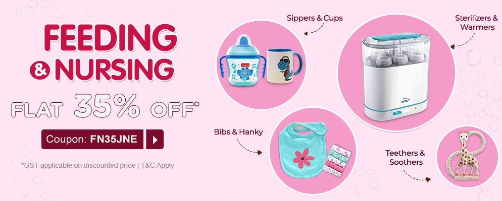 firstcry.com - Avail Flat 35% OFF on Feeding and Nursing Products