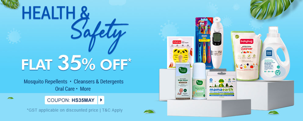 firstcry - Get 35% Off on Health and Safety Range