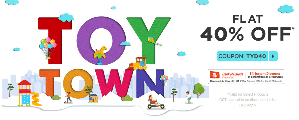 FirstCry.com - Get Flat 40% Discount on Select Toys