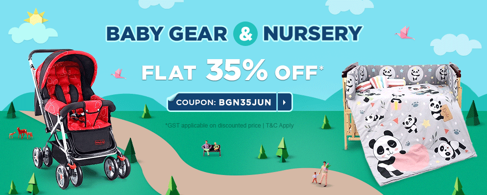 firstcry.com - Flat 35% discount on Baby Gear and Nursery