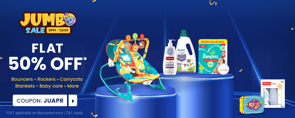firstcry.com - Jumbo Sale – Flat 50% Discount