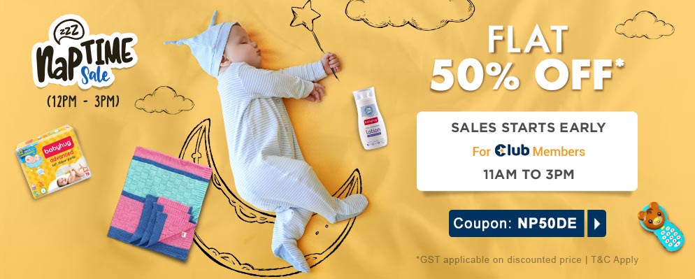 FirstCry.com - Naptime Sale – Get 50% discount