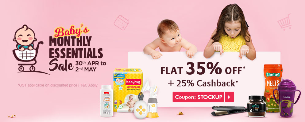 firstcry.com - Flat 40% Discount + Additional 25% Cash-Back