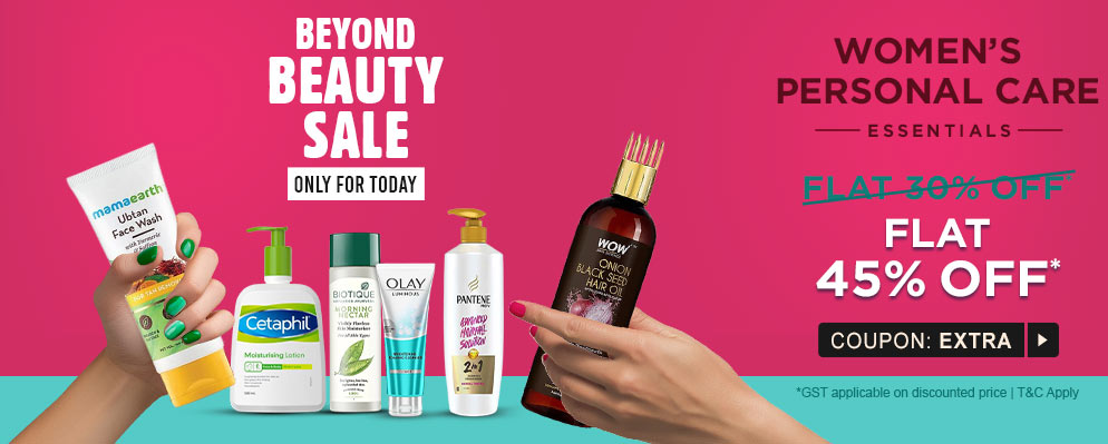 firstcry.com - Beyond Beauty Sale – Avail 45% discount on Women's Personal Care Products