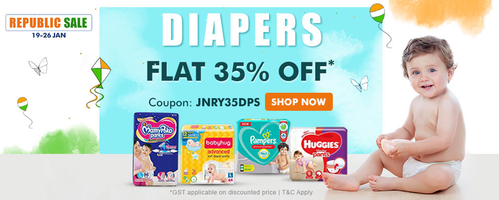 firstcry.com - 35% Off on Diapers