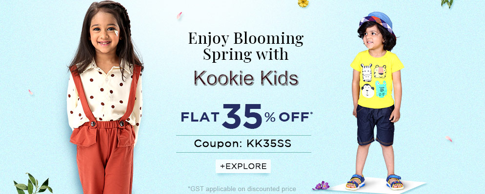 FirstCry.com - Avail Flat 35% Discount on Select Kookie Kids Fashion