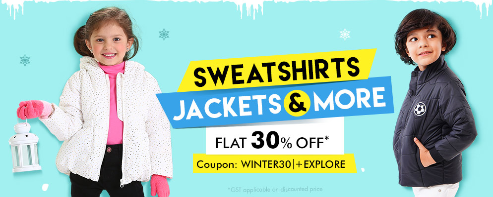 firstcry.com - 30% Off on Kids Selected Winter Fashion Apparels