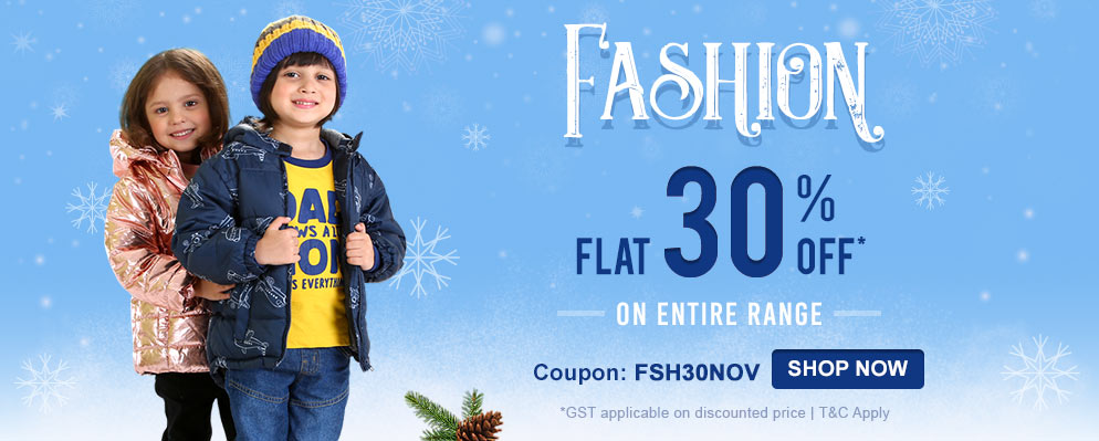 firstcry.com - Avail 30% discount on Kids Wear