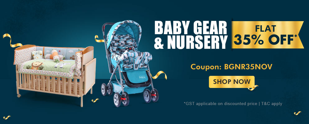 firstcry.com - Avail Flat 35% discount on Baby Gear and Nursery