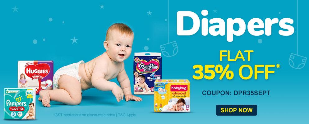 firstcry.com - Get 35% off on Diapers