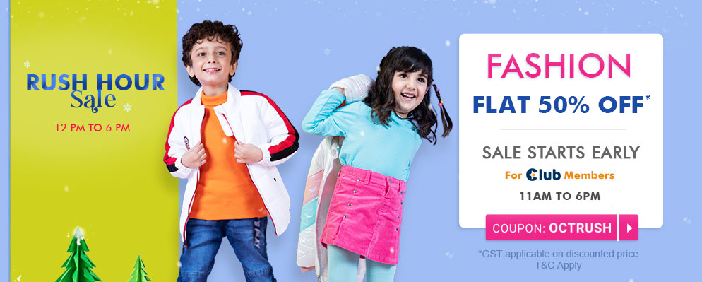 firstcry.com - 50% Discount on Kids Fashion