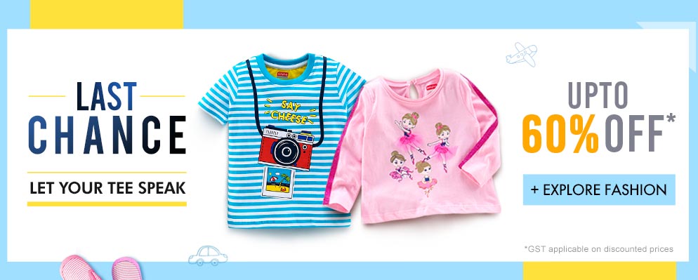 firstcry.com - Avail Up to 60% Off on Kids Tops and T-shirts