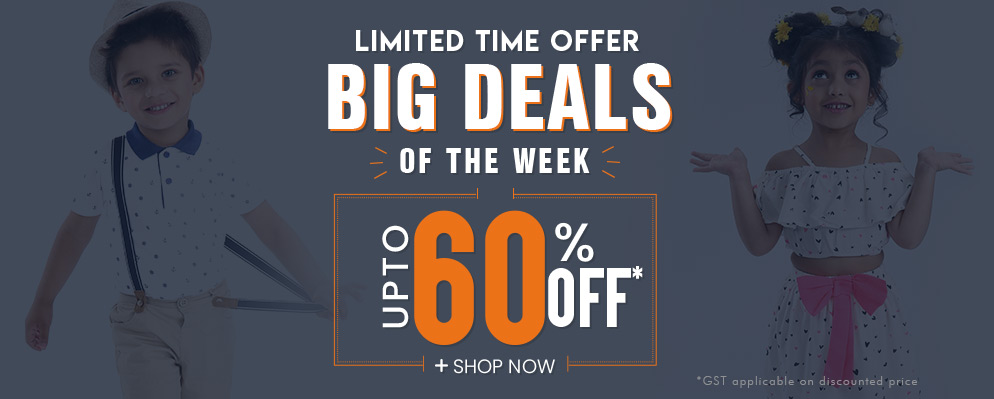 firstcry.com - Big Deals of the Week – Get Up To 60% Off on Kids Fashion