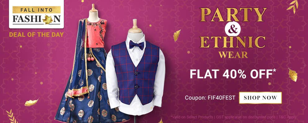 firstcry.com - Flat 40% Discount on Select Fashion Range