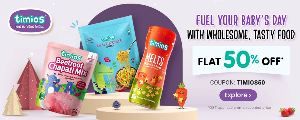 Get Flat 50% discount on Timios Products