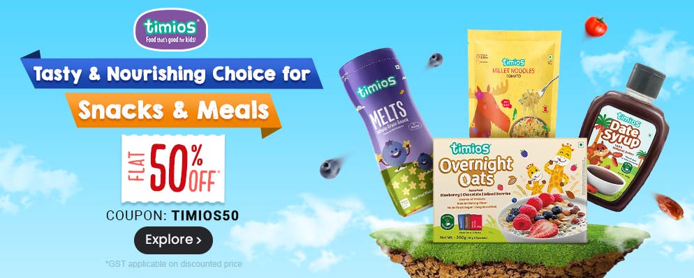 Flat 50% Discount on Timios Products