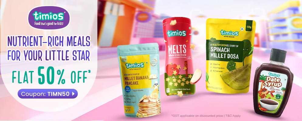 Flat 50% Discount on Timios Products