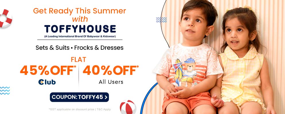 Get Flat 40% OFF on ToffyHouse Products
