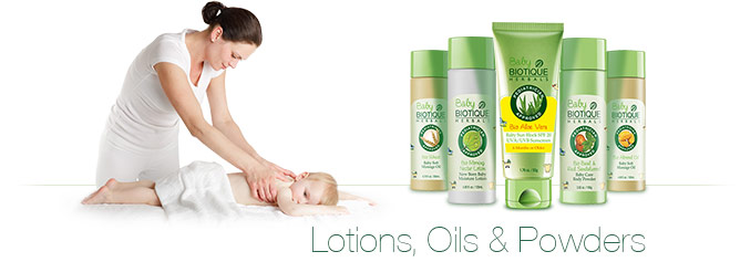 Baby Biotique Lotions, Oils & Powders