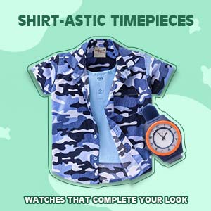 Shirt-astic Timepieces | Up To 14Y
