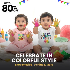 Celebrate in colorful style | Upto to 14Y