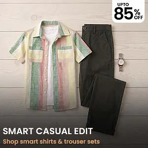 Smart
                  Casual Edit | Upto 14Y