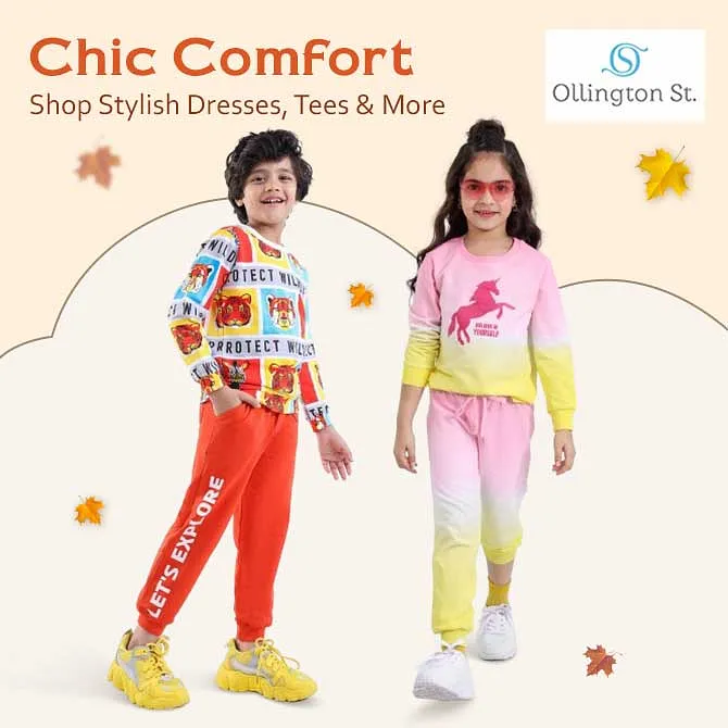 Trendy Apparels For Kids starting at just ₹259.35