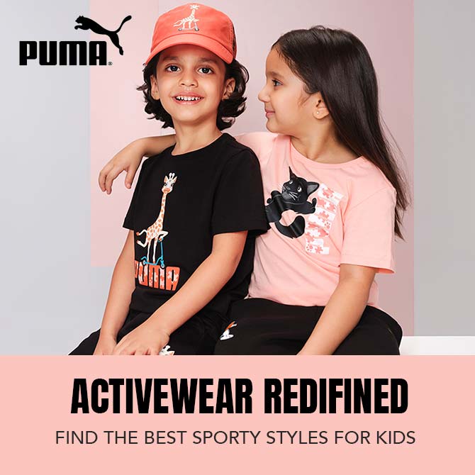 Puma Activewear starting at just ₹495.38