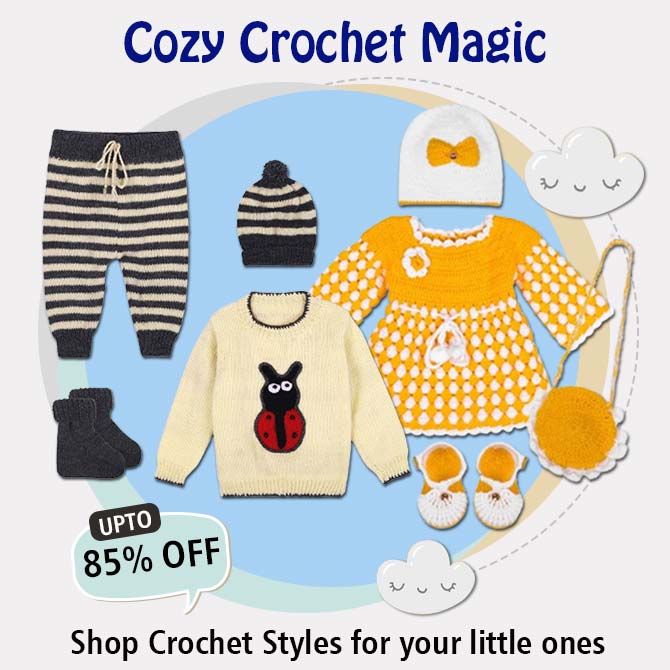 Avail Upto 85% Off on Kids Fashion, Accessories and More