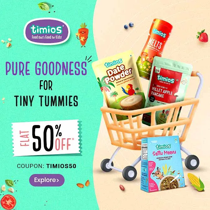 50% OFF on Timios Baby Foods