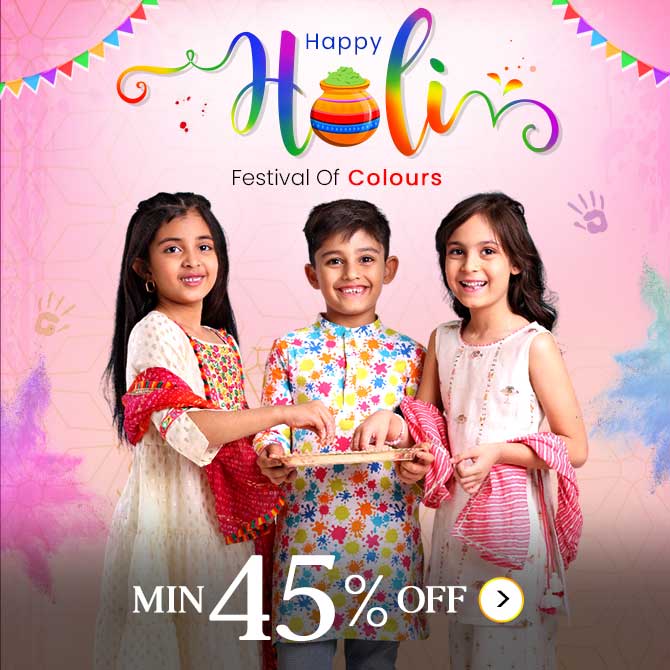 Avail Flat 45% off on Select Kids Fashion Wear