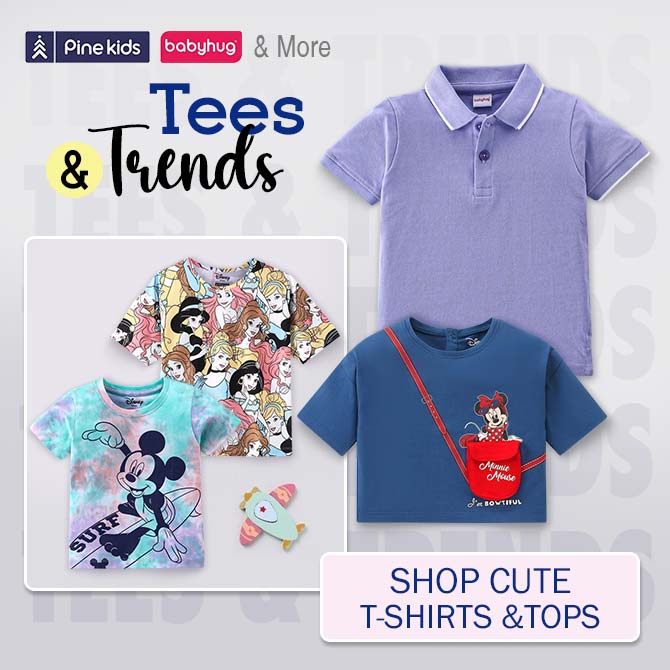 Trendy Kids Clothing starting at just ₹75.99