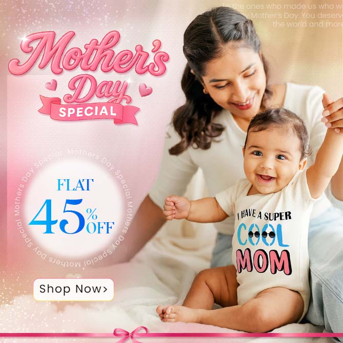 Avail Flat 45% discount on Baby Clothing