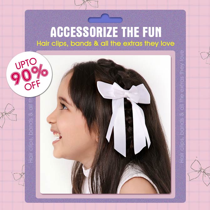 Get Up To 90% OFF on Kids Fashion Accessories