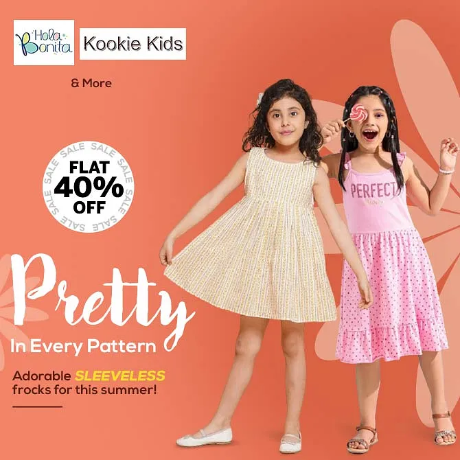 Get 40% Discount on Kids Fashion