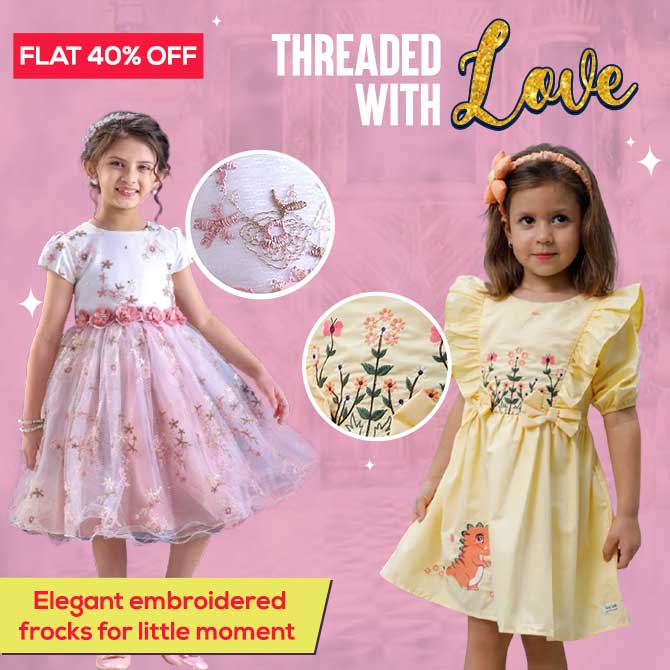 Firstcry - Flat 40% Discount on Trending Girls Apparels