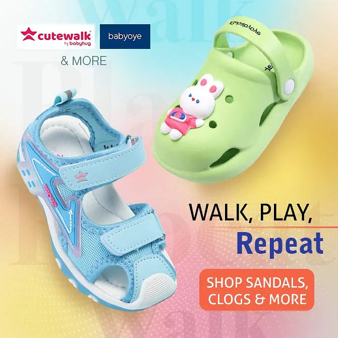 Kid's Footwear Range starting at just ₹197.34
