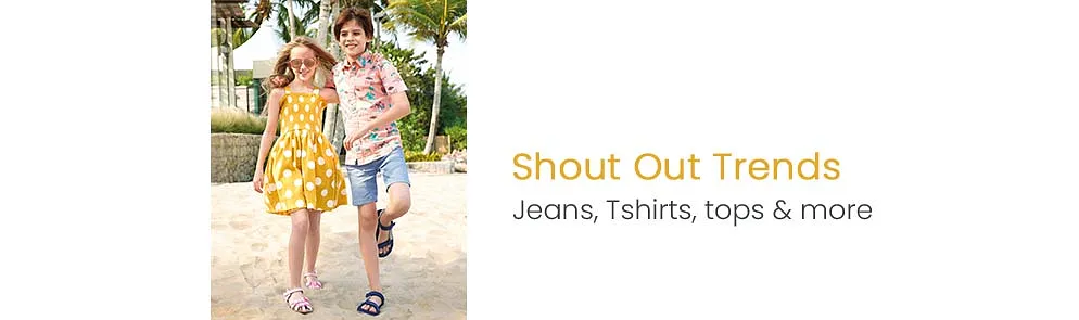 Shout Out Trends | 2 - 15Y Jeans, Tshirts, tops & more Online Shopping ...