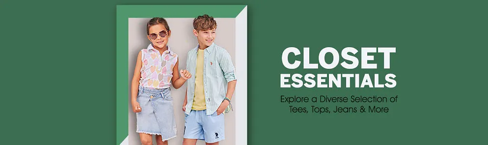 Closet Essentials Explore a Diverse Selection of Tees, Tops, Jeans ...