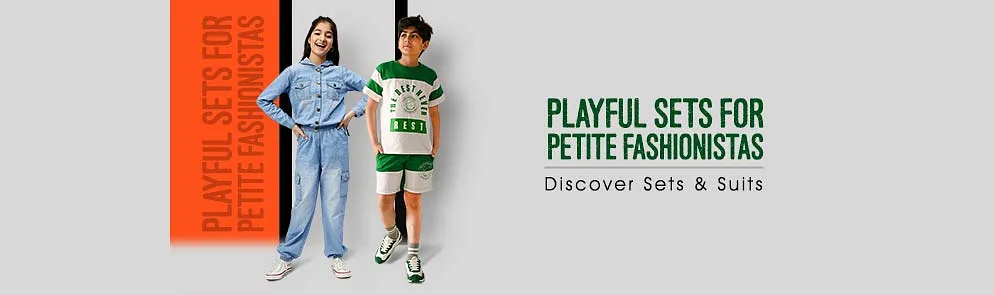 Playful Sets for Petite Fashionistas | Up To 14Y