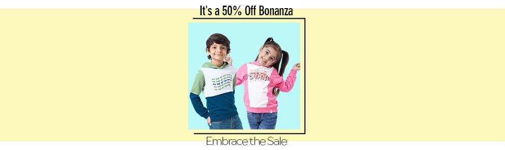 It's a 50% Off Bonanza | Up To 14Y